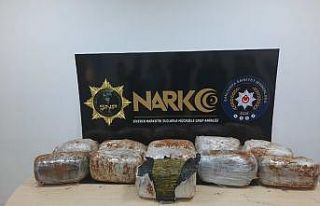 Siverek’te 72 kilo esrar ele geçirildi