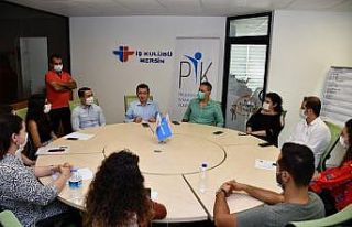 Staj gören öğrencilere iş kulübü eğitimi verildi