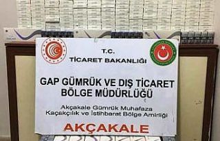 Suriye sınırında 5 bin 350 paket kaçak sigara...