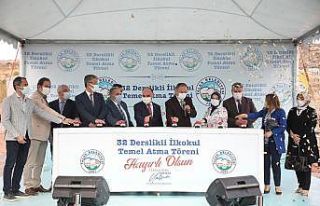 Talas’ta 32 derslikli ilkokulun temeli atıldı