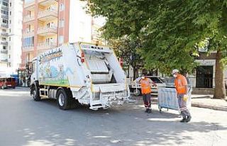 Talas’ta çöp konteynerlerinde kötü kokuya son