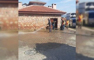 Tarihi çamaşırlık binası temizlendi