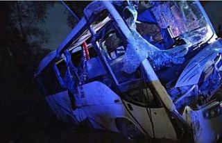 Tarım işçilerini taşıyan midibüs ile ticari...