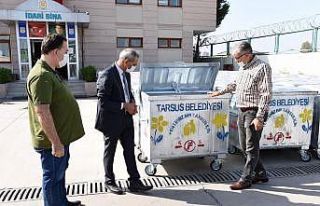 Tarsus Belediyesi, bin adet çöp konteyneri aldı