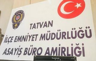 Tatvan’da hırsızlık: 1 gözaltı