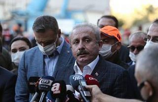 TBMM Başkanı Şentop, deprem bölgesinde