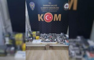 Tekirdağ’da binlerce kaçak cinsel içerikli ürün...