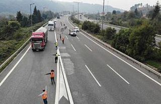 TEM Otoyolu Bolu Dağı Tüneli yeniden trafiğe kapatıldı