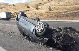 Tepebaşı mevkiinde trafik kazası