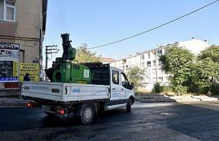 Tepebaşı’nda haşereye karşı ilaçlama çalışmaları
