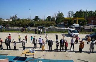 Terme’de 200 öğrenciye tablet