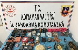Teröristlerin gömdüğü patlayıcılar bulundu