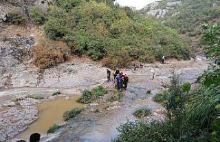 Tırmandığı kayalıklardan düşerek yaralanan...