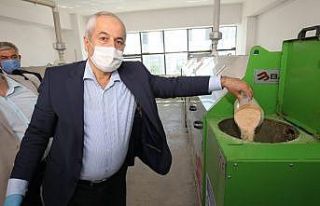 Tonlarca atık gübreye dönüştürülüyor