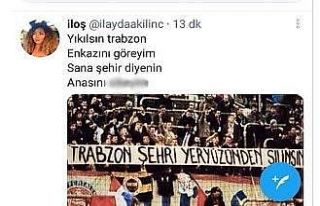 Trabzon hakkında skandal paylaşımda bulunan İlayda...