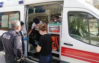 Trafik polisi, dükkanından çıkaramadığı kiracıyı...