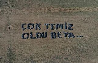 Trakya usulü temizlik mesajı: Çok temiz oldu be...