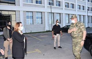 Tümgeneral Arslan’dan Rektör Karabulut’a ziyaret