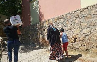 Tunceli’de ihtiyaç sahiplerine yardım kolileri...