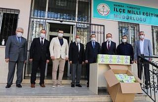 Turgutlu Belediyesinden okullara 75 bin adet maske...