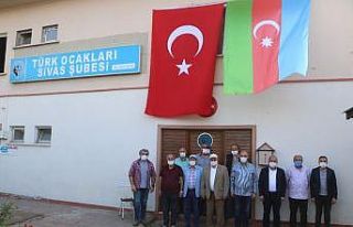 Türk ocakları Sivas Şubesi’nden Azerbaycan’a...