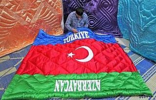 Türkiye Azerbaycan dostluğunu yorgana işledi