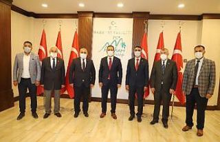 Türkiye Muhtarlar Konfederasyonu heyeti Hakkari’de