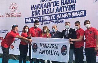 Türkiye Rafting Şampiyonasına Manavgat damgası
