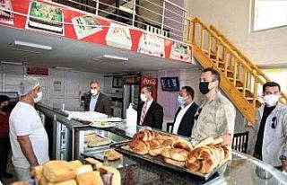 Tuşba ilçesinde korona virüs denetimi