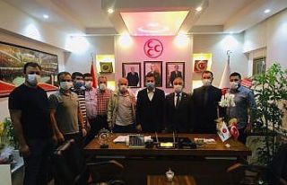 Ulaşım Sen’den MHP’ye hayırlı olsun ziyareti