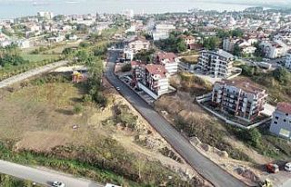 Ulubatlı Hasan Caddesi bir günde asfaltlandı