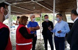 Urla Kızılay Şubesi depremzedelerin yardımına...