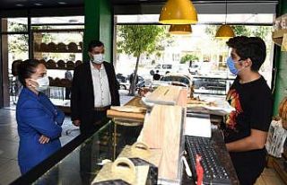 Uşak’ta korona virüs denetimleri devam ediyor