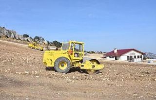 Uzun Keltepe Kayak Merkezi’ndeki çalışmaları...