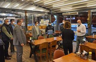 Vali Aktaş Covid-19 denetimlerine katıldı