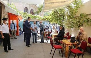 Vali Ali Çelik, Covid-19 tedbirlerini denetledi