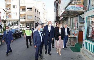 Vali Becel Kovid-19 denetimine katıldı