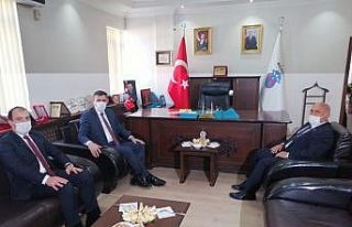 Vali Çiftçi’den Başkan Ünlü’ye ziyaret