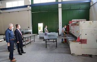 Vali Enver Ünlü, 1’inci OSB’de incelemelerde...