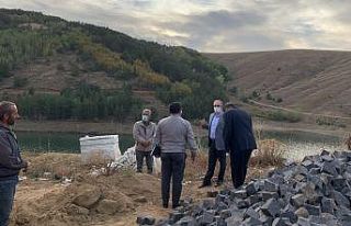 Vali Epcim Milletvekili Battal’la birlikte incelemelerde...