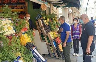 Vali Sonel, korona virüs denetiminde