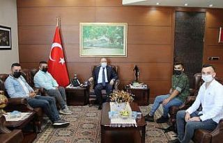 Vali Tutulmaz İHA muhabirlerini kabul etti