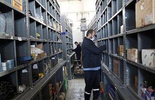 Van Büyükşehir Belediyesi araç yedek parçasında...