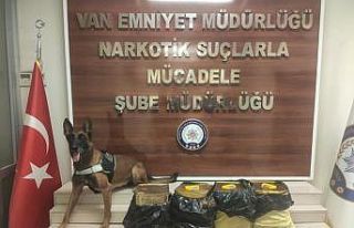 Van’da 95 kilo 240 gram likit eroin maddesi ele...