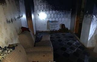 Van’da ev yangını