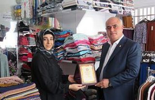 Yahyalı’da 11 yıllık kadın esnaf, ilçede yılın...