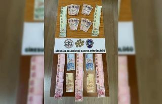 Yakalanan dilencinin üzerinden 1000 lira çıktı