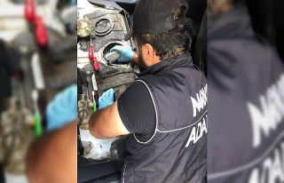 Yakıt deposundan uyuşturucu çıktı