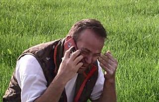 Yanan ekmek teknesini gözyaşları içerisinde izledi