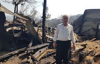 Yangında evleri yanan aile: "Canımızı zor...